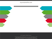 Tablet Screenshot of myonstantoffer.com